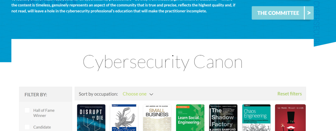Cybersecurity Canon Candidate Book Review