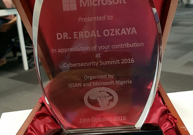 Information Security Society of Africa Nigeria Award