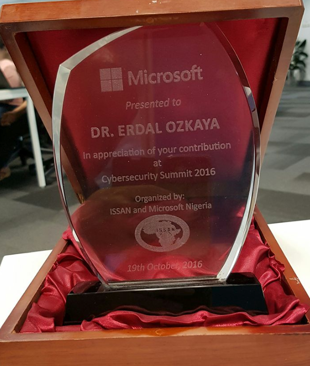 Information Security Society of Africa Nigeria Award