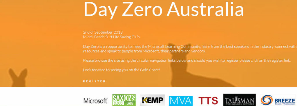 Day Zero 0 Australia – join us for free - Dr. Erdal Ozkaya