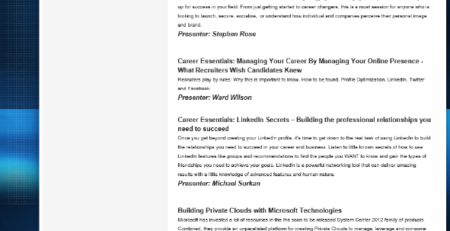 Microsoft Certified Career Conference Erdal