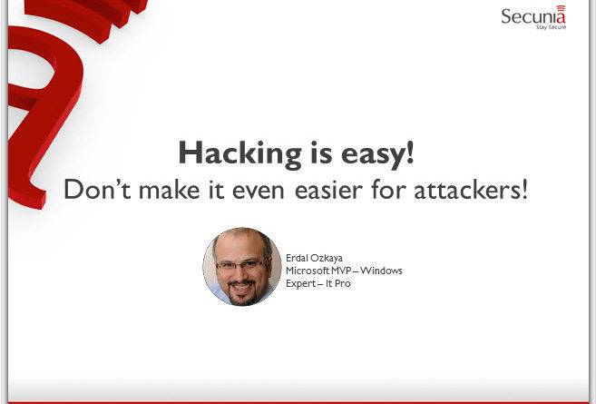 Hacking is easy by Erdal Ozkaya