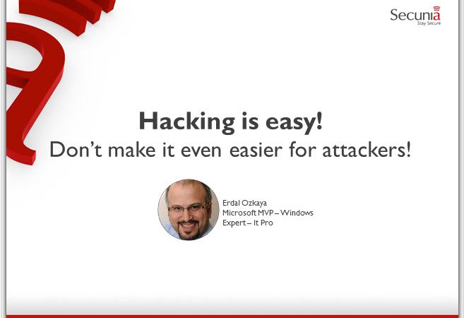 Hacking is easy by Erdal Ozkaya
