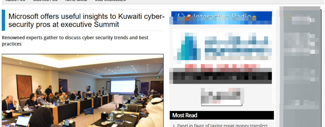 Microsoft offers useful insights to Kuwaiti cyber-security pros