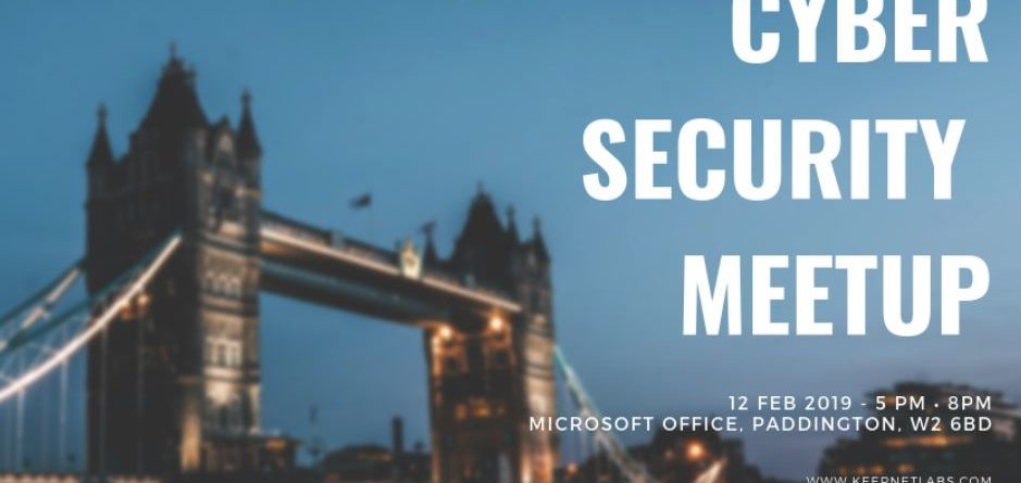 Cybersecurity community meet up London