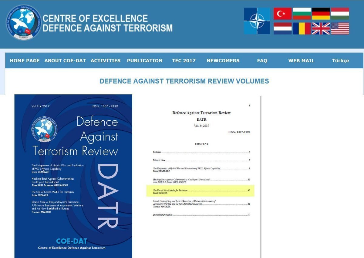 Defense Against Terrorism NATO Erdal Ozkaya