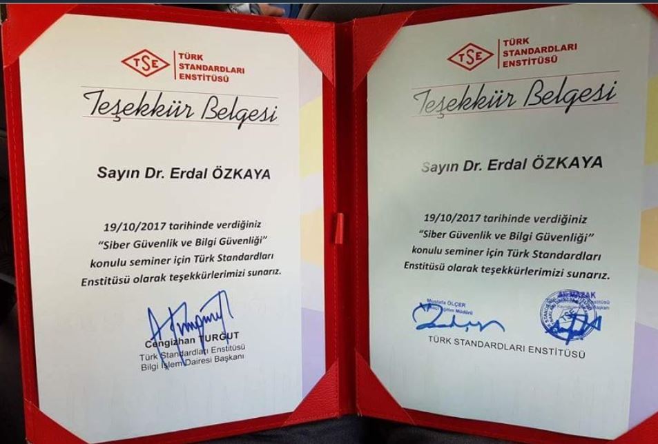 Turkish Standard Organization Erdal Ozkaya