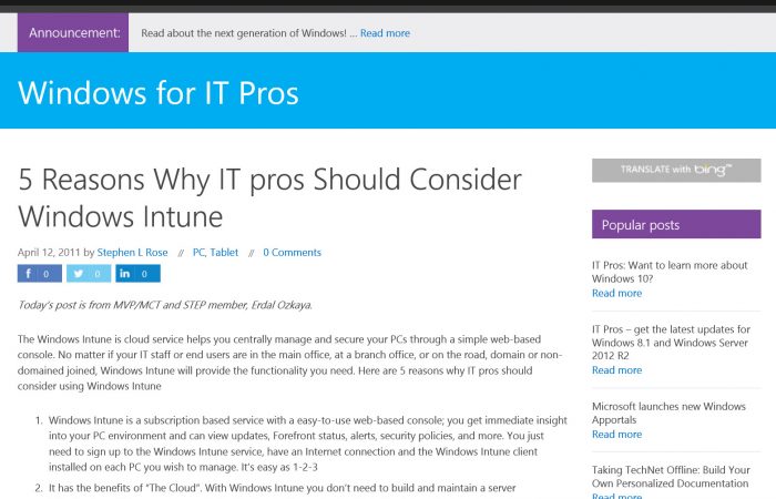 IT Pros should consider Windows Erdal