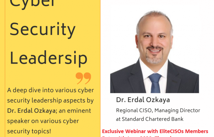 Elite CISO Cyber Security Leadership Dr. Erdal
