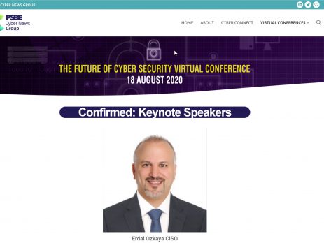 Future of Cybersecurity ’s Virtual Conference Dr Erdal Ozkaya