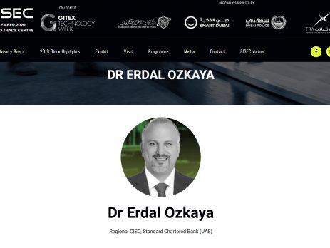 GISEC Dubai Dr Erdal Ozkaya