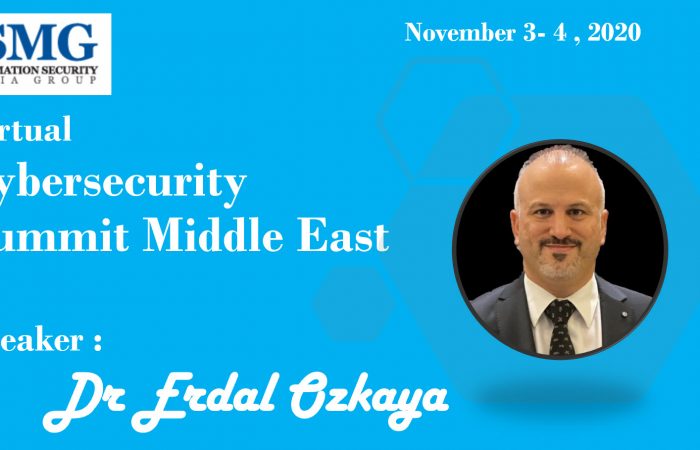 Virtual Cybersecurity Summit Dr Erdal Ozkaya