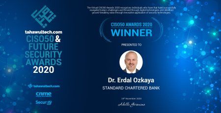 Top CISO Award Erdal Ozkaya