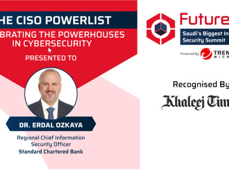Listed in the CISO Power list by Khaleej Times
