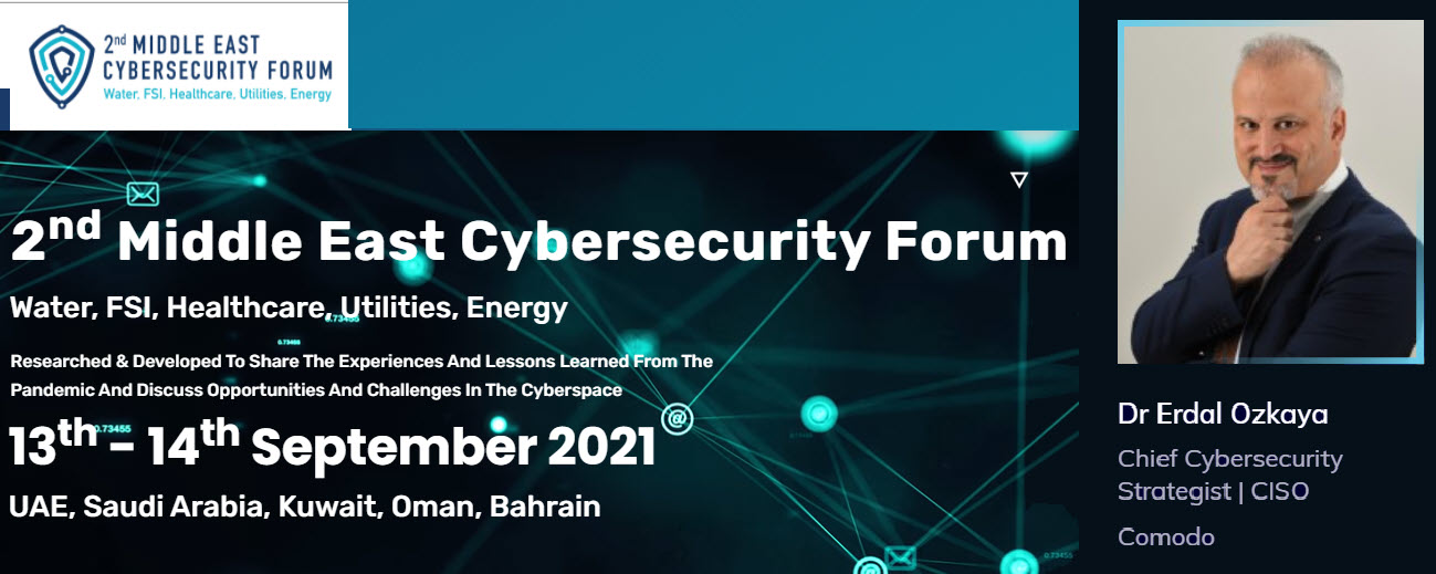 2nd Middle East Cybersecurity Forum Dr Erdal Ozkaya