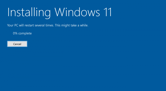 Installing Windows 11