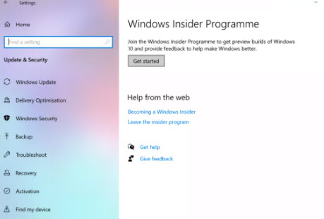 Step 1 join Windows Insider Program