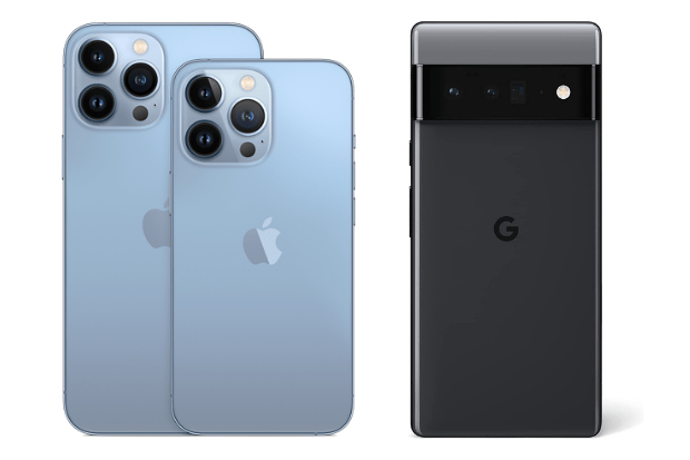 Pixel 6 vs. iPhone 13