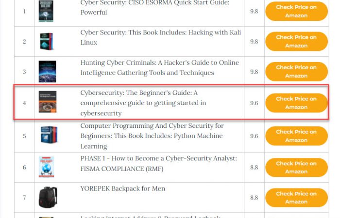 Top 10 Best Book For Cyber Security Reviews