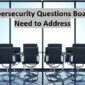 Cybersecurity Questions Boards Need to Address