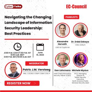 Information Security Leadership Free Webinar Navigating the Changing Landscape of Information Security Leadership