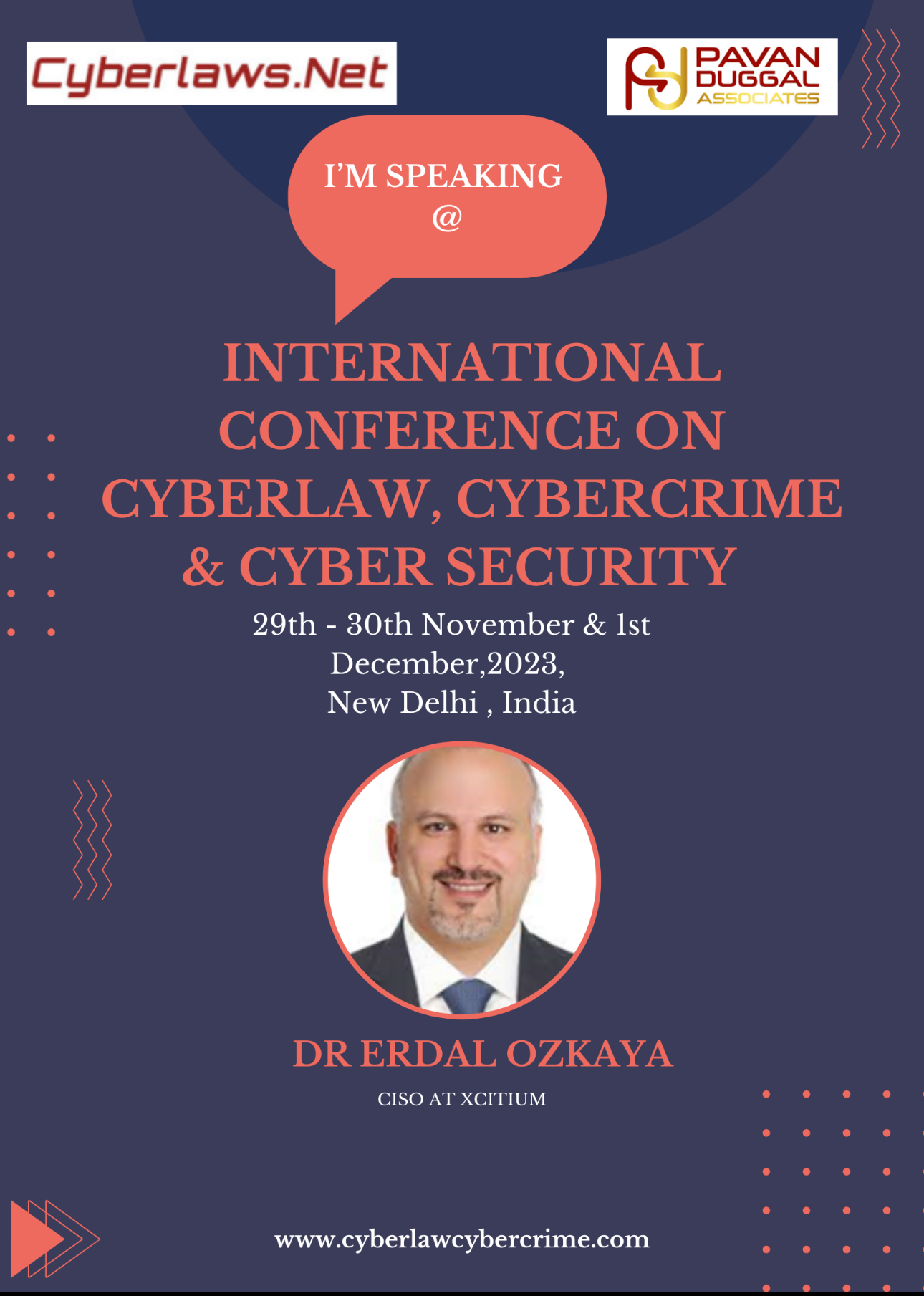 INTERNATIONAL CONFERENCE ON CYBERLAW, CYBERCRIME & CYBERSECURITY 2023