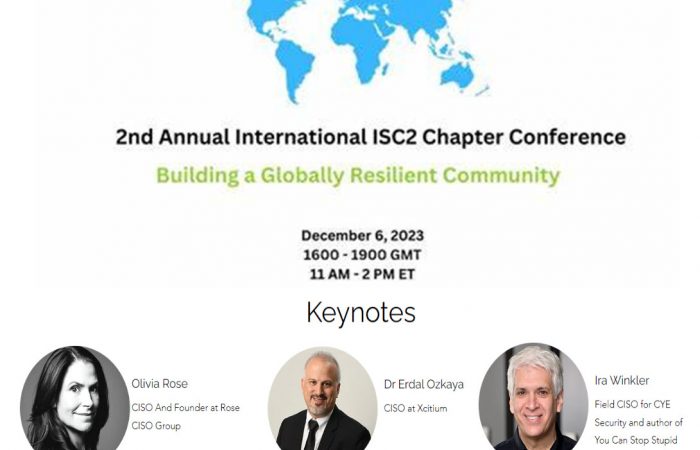 SECON International 2nd Annual International ISC2 Chapter Conference 2023