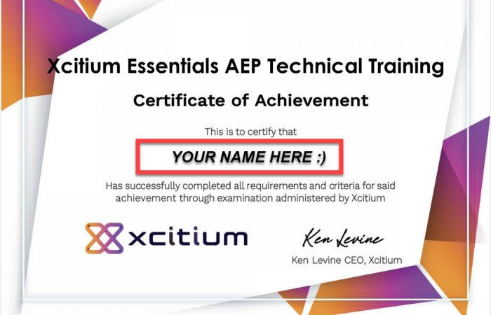 Xcitium Essentials Certification Program